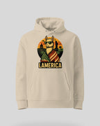 Lamerica Hoodie in Desert Dust – Online-Shop Ansicht. Klassische Produktansicht auf weißem Hintergrund.