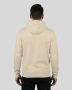 Lamerica Hoodie in Desert Dust für Herren – Rückansicht. bequemer Bio-Baumwoll Hoodie für einen lässigen Look.