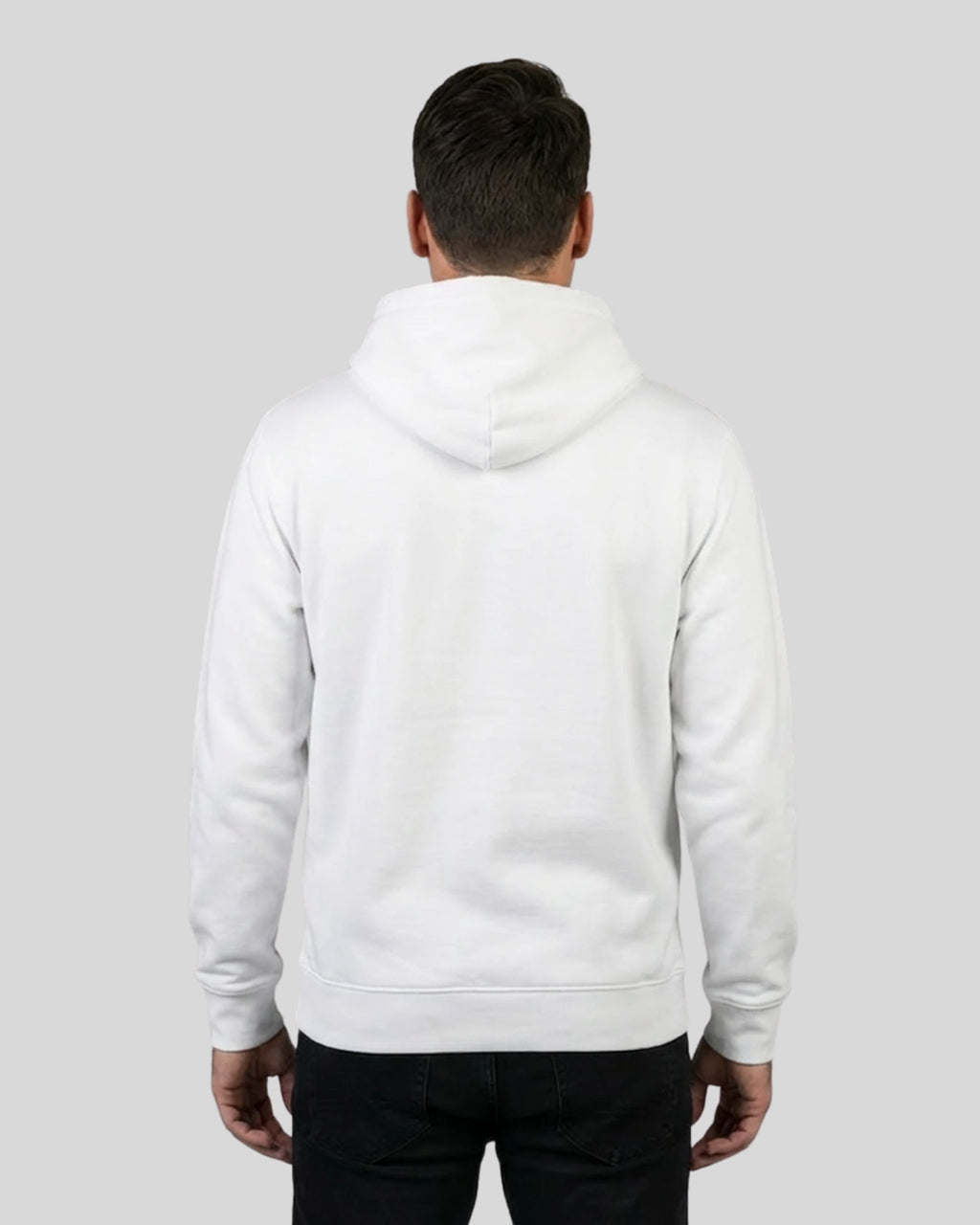 Lamerica Hoodie in Weiß für Herren – Rückansicht. lässiger Kapuzenpullover für Männer für einen lässigen Look.