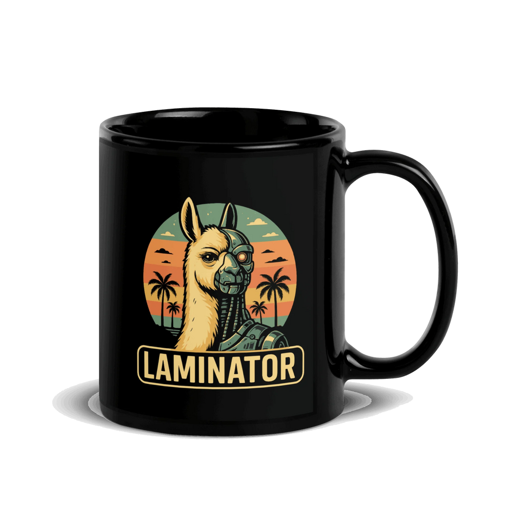 black glossy in mug | Geschenk zum Geburtstag, große Tasse und Morgenritual Kaffee