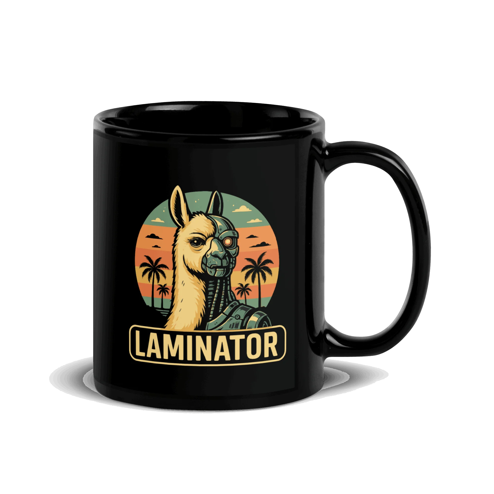 black glossy in mug | Geschenk zum Geburtstag, große Tasse und Morgenritual Kaffee