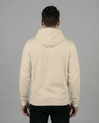 Rückansicht des 'Laminator' Hoodies in Desert Dust für Herren. Bequeme und stylische Gaming-Kleidung.